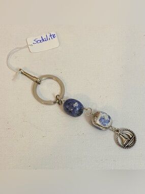 NEW Handcrafted Keychain with a Sailboat charm